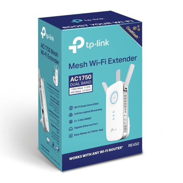 Tp-Link Mesh Wi-Fi Extender AC1750